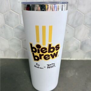 Tim Hortons x Biebs Brew White Insulated Travel Tumbler